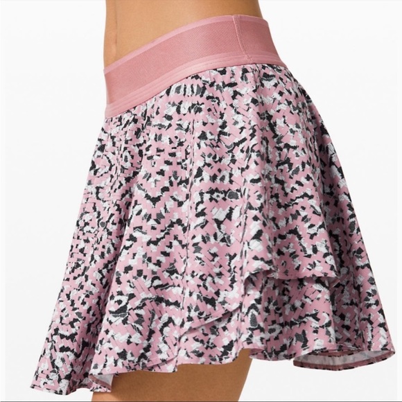 lululemon athletica Dresses & Skirts - ❤️LULULEMON HIGH RISE COURT RIVAL SKIRT/SKORT TALL-MAUVE MULTI-10❤️